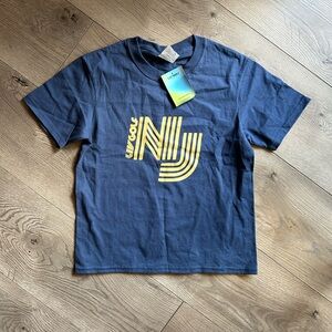 Youth size S LIV Golf (NJ) Blue Tee w/Short Sleeves NWT